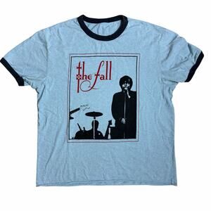 The Fall Band Shirt Medium Ringer Tee Post Punk New Wave Mark E Smith
